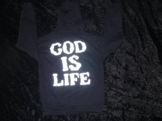 God is Life - Reflective Standard Hoodie